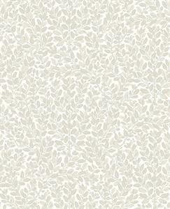 PARATO BRITISH2 IN PVC  FOLIAGE ICE BEIGE 0,52X10,05 MT