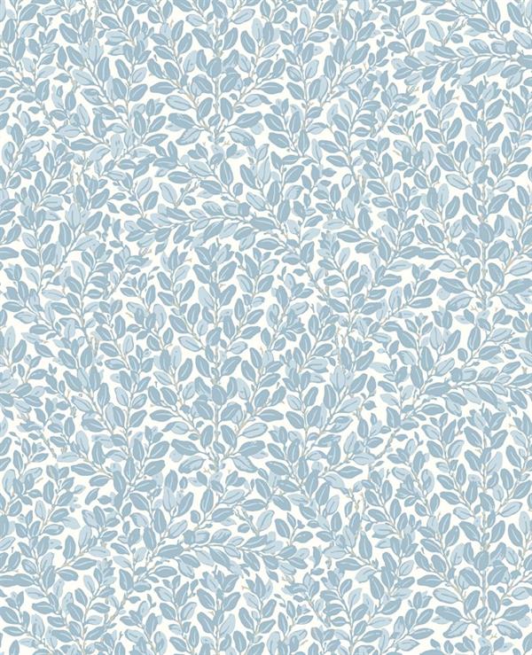 PARATO BRITISH2 IN PVC  FOLIAGE BLUE 0,52X10,05MT