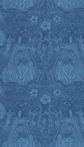 PARATO BRITISH2 IN PVC  WOMEN BLUE 0,52X10,05MT