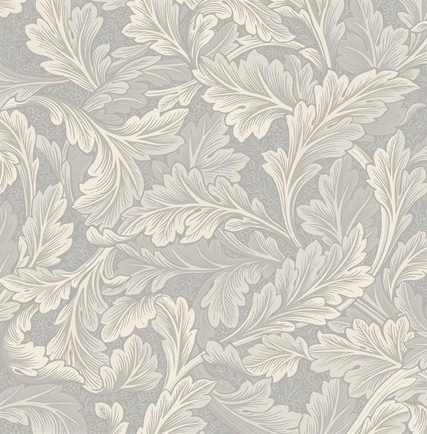 PARATO BRITISH 3 IN PVC FOLIAGE GREY 0,53X10,05MT