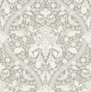 PARATO BRITISH 3 IN PVC DAMASCO ICE GREY 0,53X10,05MT