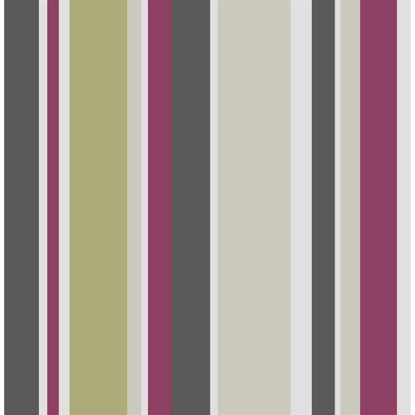 KIDS@HOME PARATO CARTA-BAMBINI-KD-RIGHE FUCSIA/VER-10,05m-h.53cm