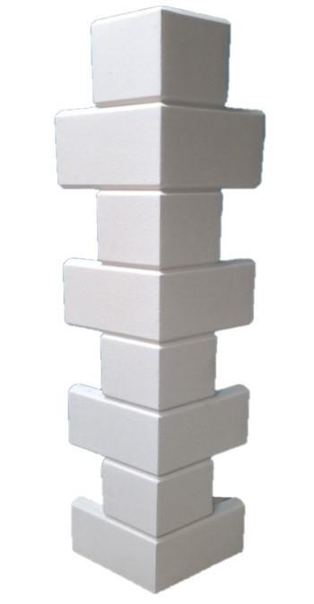 ANGOLARE EPS per ESTERNO mis. 33xh25x20x200L cm cf.3 pz