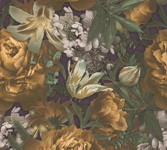 PINTWALLS PARATO VINILICSU TNT FIORI GOLD 0,53X10,05MT