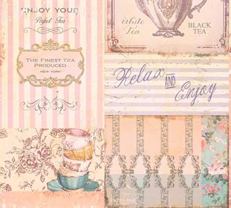 PINTWALLS PARATO VINILICSU TNT TEA TIME MIS.0,53X10,05MT