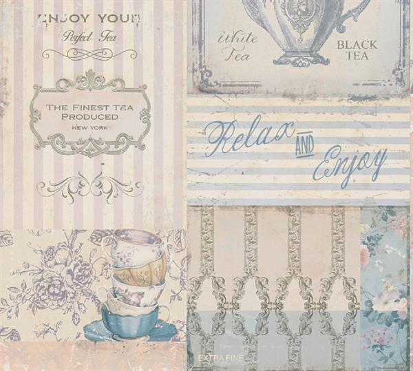 PINTWALLS PARATO VINILICSU TNT TEA TIME MIS.0,53X10,05MT
