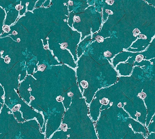 PINTWALLS PARATO VINILICSU TNT FIORI GREEN 0,53X10,05MT