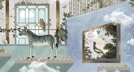 STAMPA DIGITALE MUANCE  ED.3 TNT MATT ZEBRA'S AL MQ