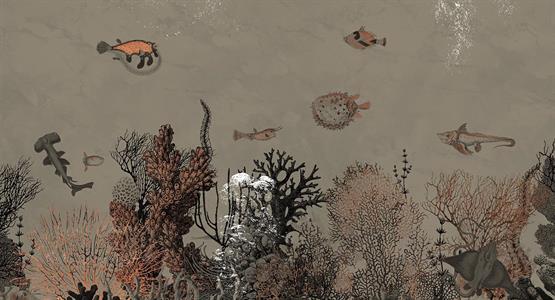 STAMPA DIGITALE MUANCE  ED.3 TNT MATT ACQUARIUM AL MQ