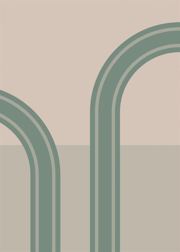 FOTOMURALE  INFINITY 2  DESIGN GREEN 200X280CM