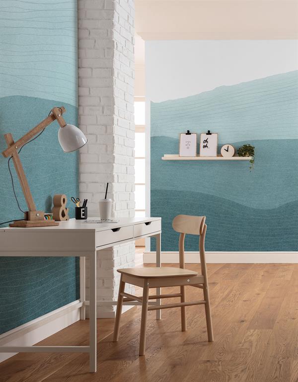 FOTOMURALE  INFINITY 2  MATERIAL LIGHT BLUE MIS.200X250CM