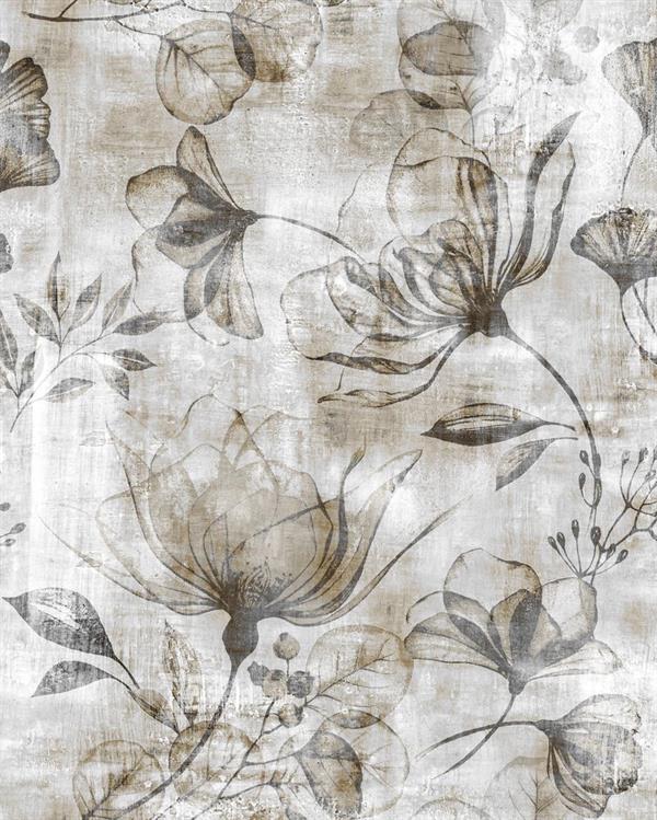 FOTOMURALE  INFINITY 2  FLOWERS RUSTIC 200X250 CM