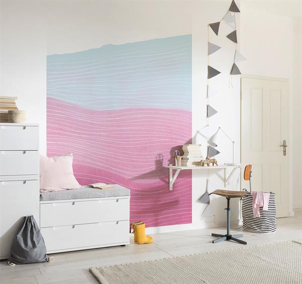 FOTOMURALE  INFINITY 2  MATERIAL PINK MIS.200X250CM