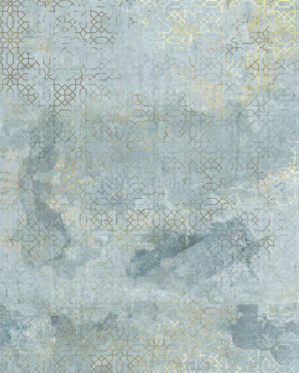 FOTOMURALE  INFINITY 2  MOSAIC GREEN LIGHT 200X250CM