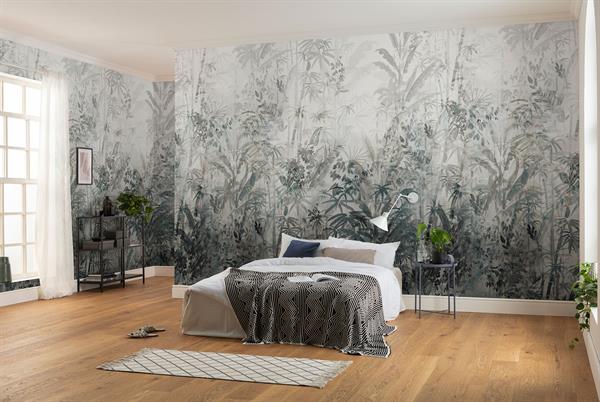 FOTOMURALE  INFINITY 2  FOLIAGE GREY MIS.300X250 CM