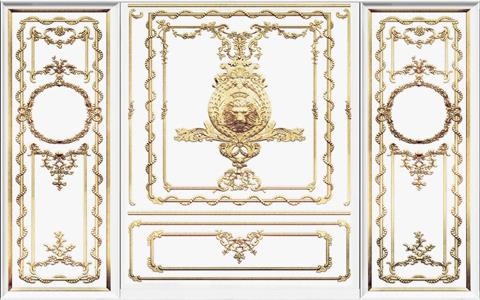 FOTOMURALE  INFINITY 2  DESIGN BOISERIE MIS.400X250CM