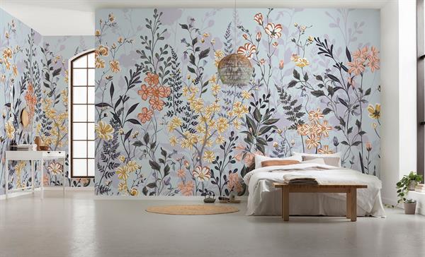 FOTOMURALE  INFINITY 2  FLOREAL BLUE MIS.400X250CM