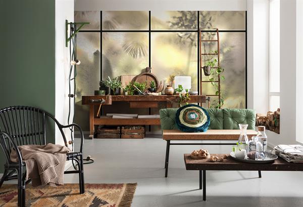 FOTOMURALE  INFINITY 2  TILES FLOWERS MIS.400X250 CM