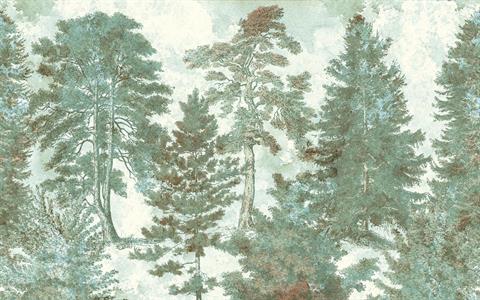 FOTOMURALE  INFINITY 2  FOREST GREEN MIS.400X250CM