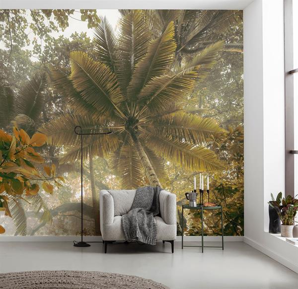 FOTOMURALE  INFINITY 2  PALMS ORANGE MIS.300X250CM