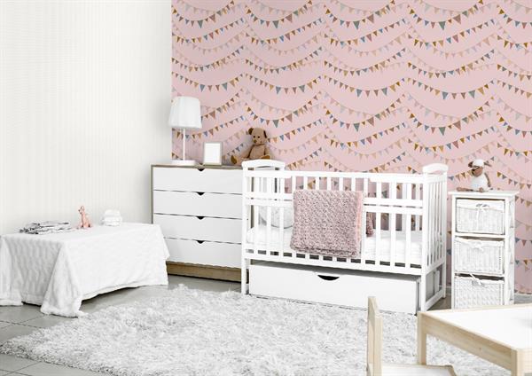 PARATO GREAT KIDS TNT   FESTOONS PINK  0,53X10,05MT