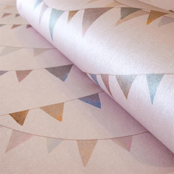 PARATO GREAT KIDS TNT   FESTOONS PINK  0,53X10,05MT