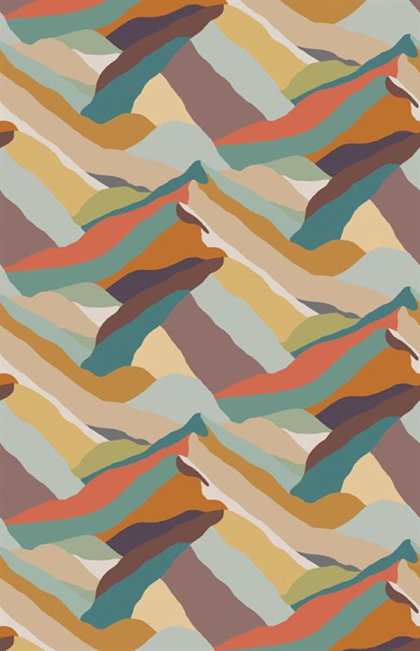 STAMPA DIGITALE BRAZIL TNT MATERIAL M.COLOR Mt.1,8L—2,8h. 2 teli