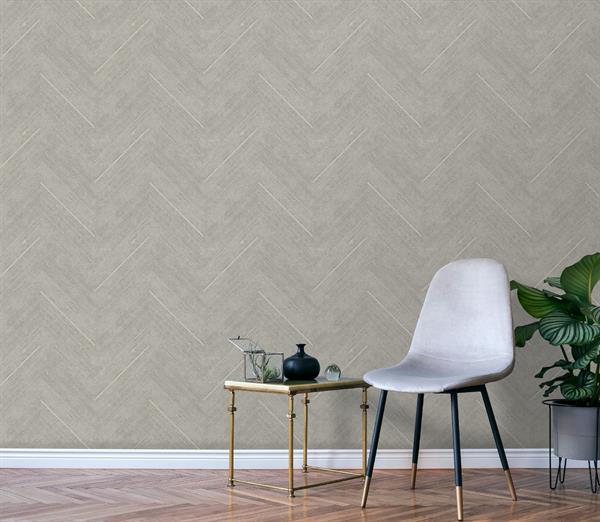 PARATO PERLA PVC/TNT    GEOM.SILVER GREY MIS.0,53X10,05MT
