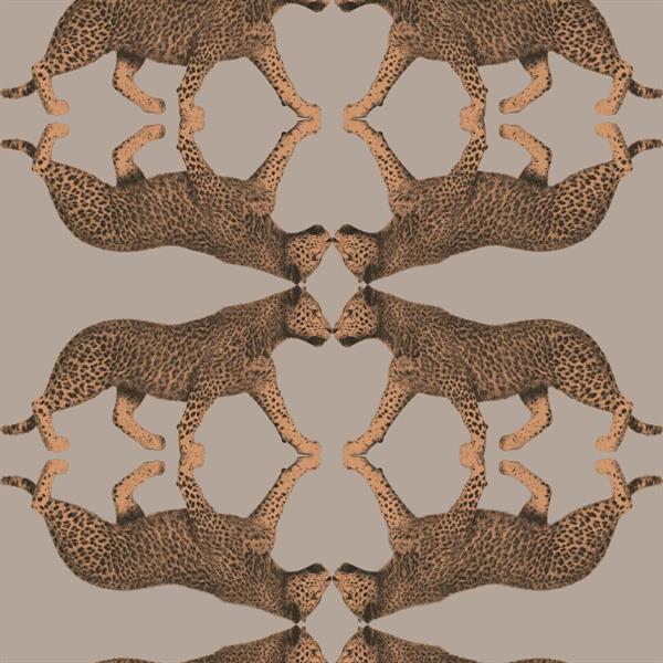 PARATO PERLA PVC/TNT    DESIGN GHEPO GOLD MIS. 0,53X10,05MT