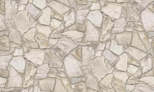 PARATO TERRA DI CASA    PVC/TNT STONES BEIGE 0,53X10,05MT