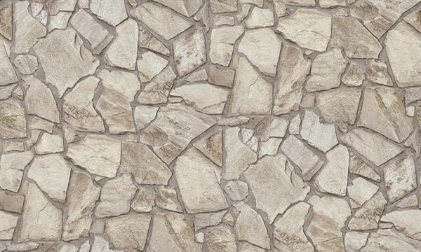 PARATO TERRA DI CASA    PVC/TNT STONES TAUPE 0,53X10,05MT