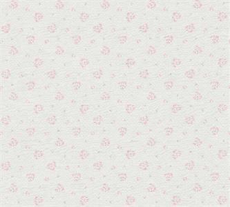 PARATO COUNTRY CHARME   PVC/TNT FLOWERS PINK 0,53X10,05MT