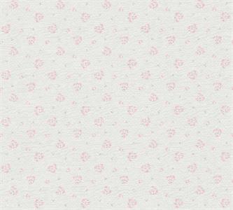 PARATO COUNTRY CHARME   PVC/TNT FLOWERS PINK 0,53X10,05MT