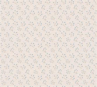PARATO COUNTRY CHARME   PVC/TNT FLOWERS BLUE 0,53X10,05MT