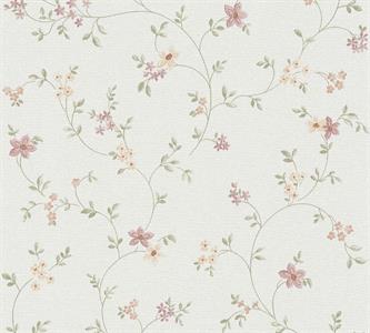 PARATO COUNTRY CHARME   PVC/TNT FLOWERS MC 0,53X10,05MT