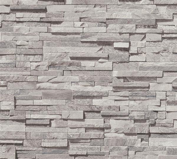 PARATO CITY SHAPES PVC/ TNT MATE.GREY 0,53X10,05MT