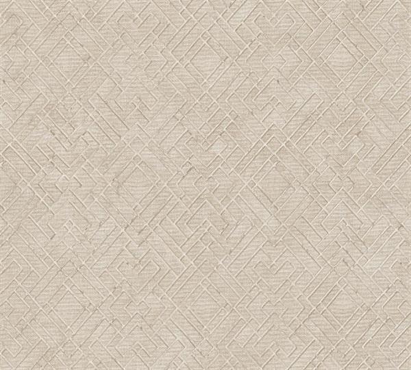 PARATO CITY SHAPES PVC/ TNT GEOM.TAUPE 0,53X10,05MT