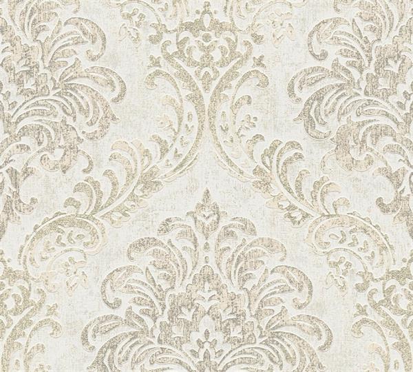 PARATO FUSION PVC/TNT   DAMASCO BEIGE MIS.0,53X10,05MT