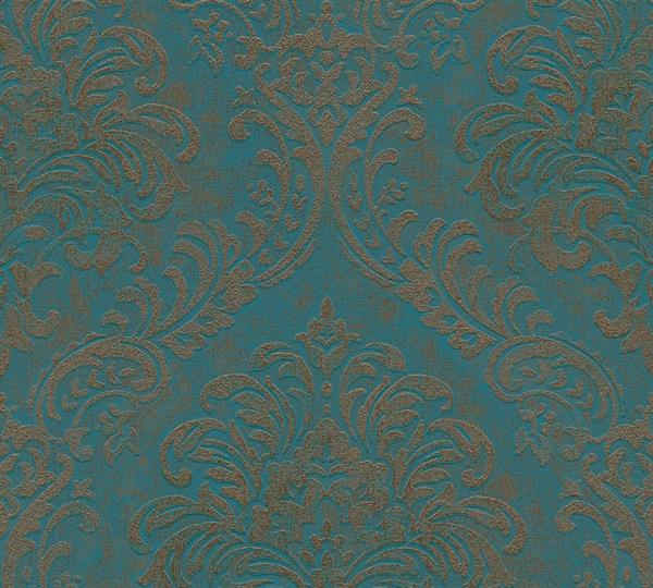 PARATO FUSION PVC/TNT   DAMASCO G.GREEN 0,53X10,05MT