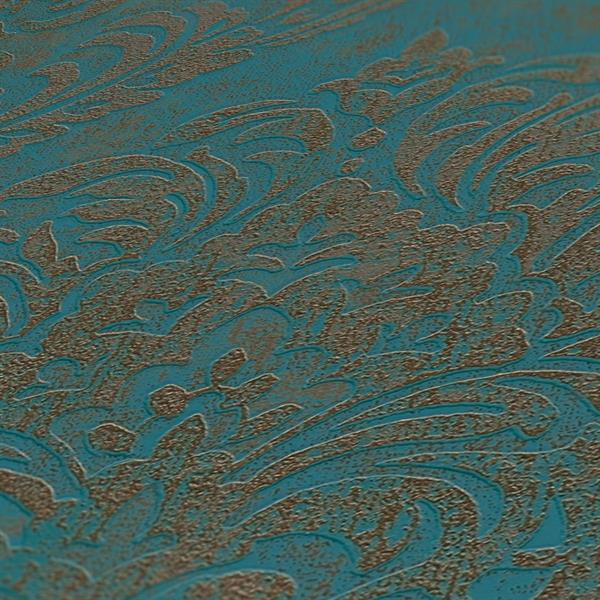 PARATO FUSION PVC/TNT   DAMASCO G.GREEN 0,53X10,05MT