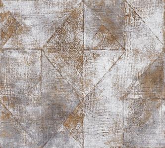 PARATO TERRA PVC/TNT    GEOM.SILVER-BROWN MIS.0,53X10,05MT