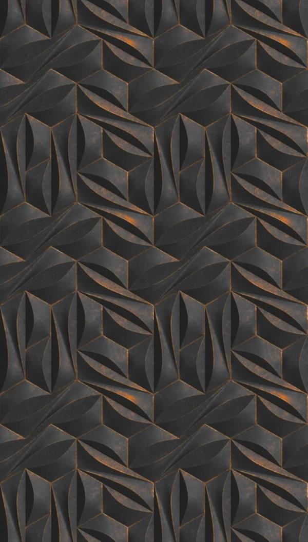 PARATO CITY SH. VINILICOTNT DESIGN BLACK 1,59XH.2,80MT(3 TELI)