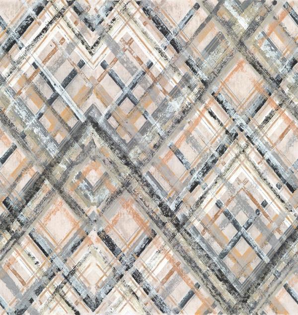 PARATO CITY SH. VINILICOTNT GEOM.BROWN 2,65XH.2,80MT(5 TELI)