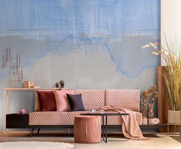 PARATO CITY SH. VINILICOTNT MATERIC BLUE 2,12XH.2,80MT(4 TELI)