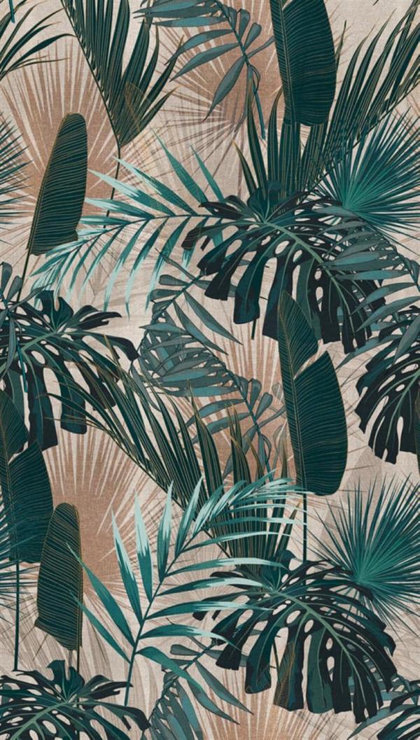 PARATO THEWALL2 VINILICO/TNT JUNGLE BLUE 159XH.280CM(3 TELI)