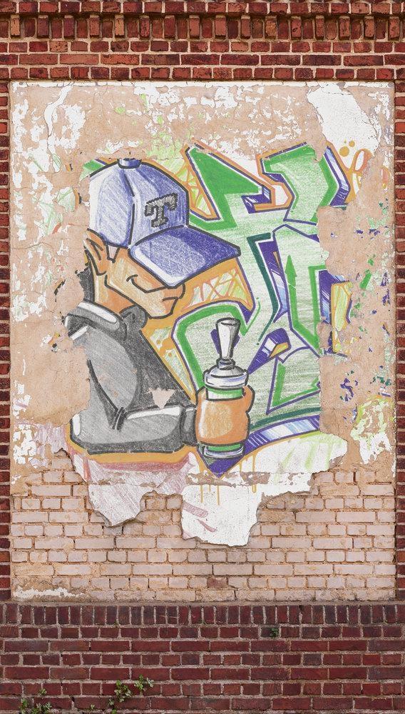 PARATO THEWALL2 VINILICO/TNT GRAFFITI BR.159XH.280CM(3 TELI)