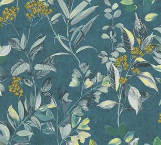 PARATO ARCADE IN TNT    FOLIAGE GREEN 0,53X10,05MT