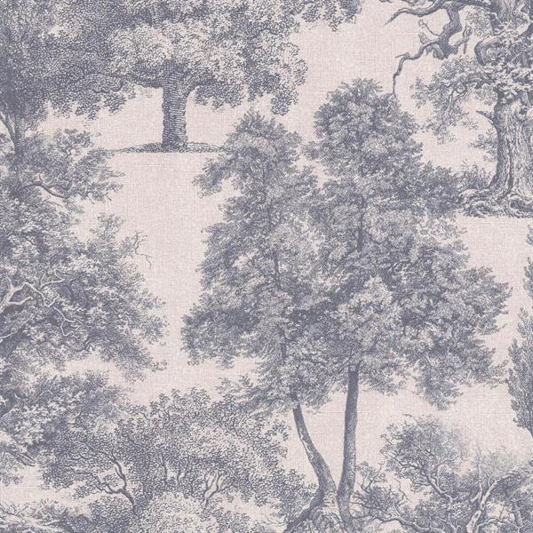 PARATO SEJOURS&C.PVC/   TNT FOLIAGE GREY 0,53X10,05MT