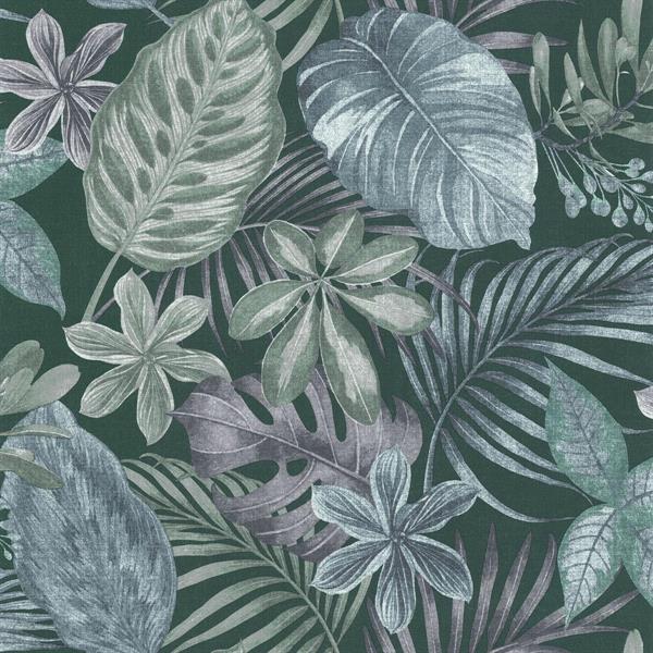 PARATO SEJOURS&C.PVC/   TNT FOLIAGE GREEN 0,53X10,05MT