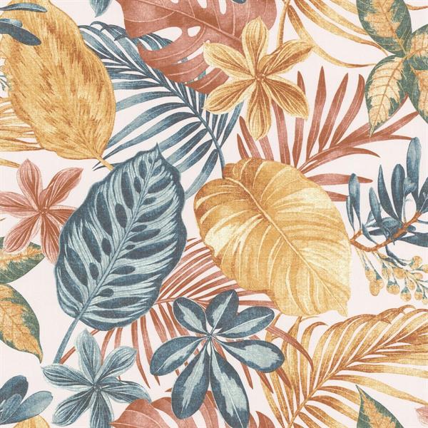 PARATO SEJOURS&C.PVC/   TNT FOLIAGE MULTIC. 0,53X10,05MT